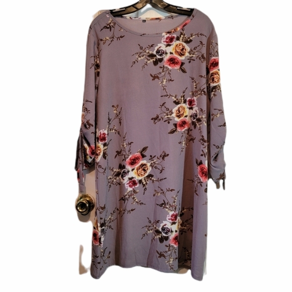 SUMMER FLORAL PRINT DRESS - Picture 1 of 11